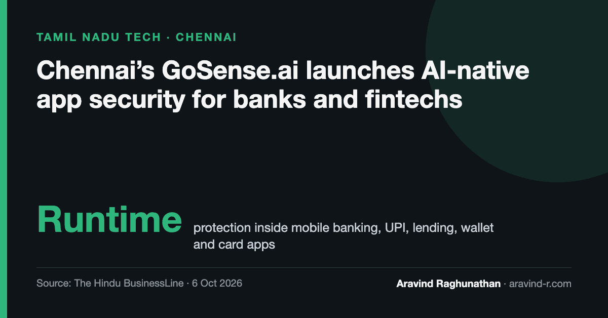 Chennai's GoSense.ai Puts AI Security Inside Banking Apps